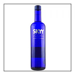 洋酒美國(guó)進(jìn)口 藍(lán)天伏特加SKYY VODKA 深藍(lán)伏特加750ml 原味