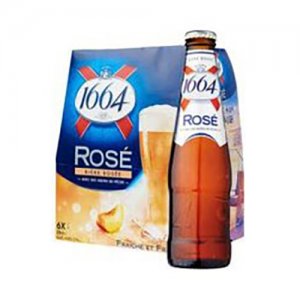 1664法國進(jìn)口啤酒 克倫堡凱旋1664玫瑰味啤酒250ml