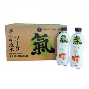 藍(lán)希白桃味蘇打氣泡水480mlx15瓶
