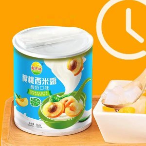 敞開(kāi)味黃桃西米露酸奶口味