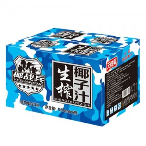 天鮮美椰戰(zhàn)兵生榨椰子汁箱500ml×6瓶
