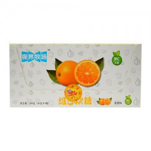視界牧場(chǎng)維C軟糖香橙味68x8瓶