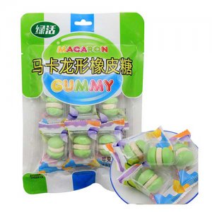 綠活蘋(píng)果馬卡龍橡皮糖54g
