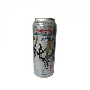 藍發(fā)純生風(fēng)味啤酒500ml