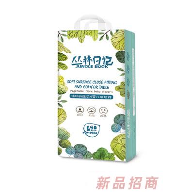 叢林日記植物纖維芯片嬰兒拉拉褲L40