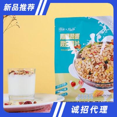 青稞藜麥混合麥片240g-酸奶豆乳奇亞籽水果堅(jiān)果混合麥片