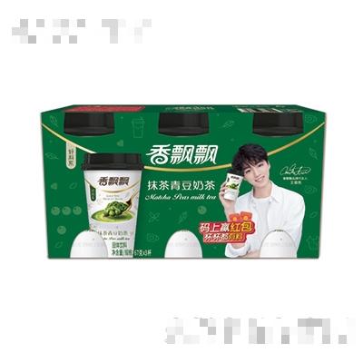 香飄飄抹茶青豆三連杯