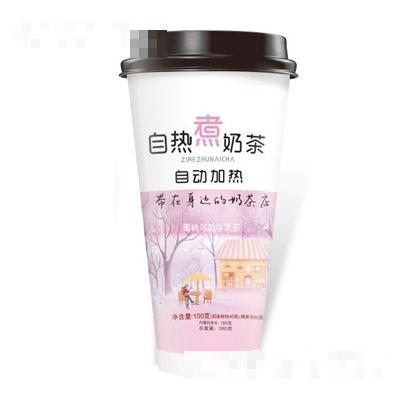 自熱煮奶茶蜜桃烏龍牛乳茶