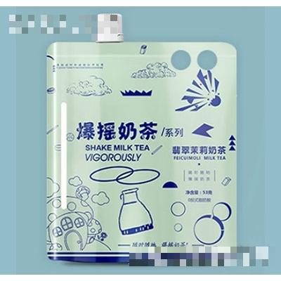 爆搖奶茶翡翠茉莉奶茶