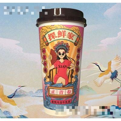 探鮮家蜜桃烏龍牛乳茶125g