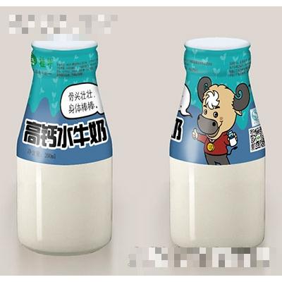 桂牛高鈣水牛奶200ml瓶裝
