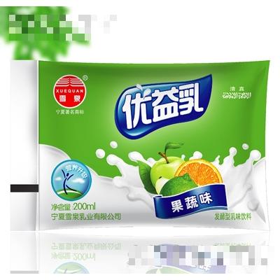 雪泉果蔬酸牛奶飲品