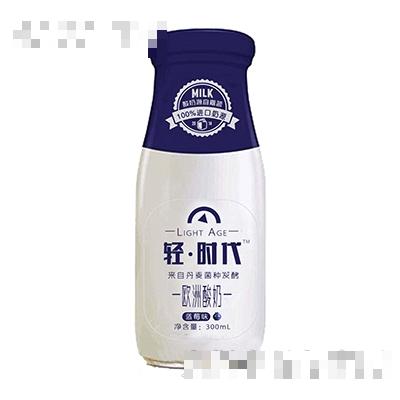 玻璃瓶輕時代歐洲酸奶藍莓味300ml