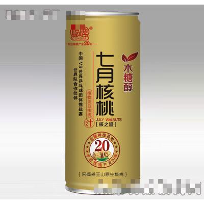 七月核桃木糖醇金罐240ml