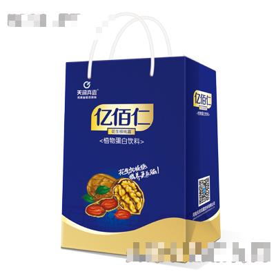 天潤(rùn)真露億佰仁花生核桃露手提袋（藍(lán)色）