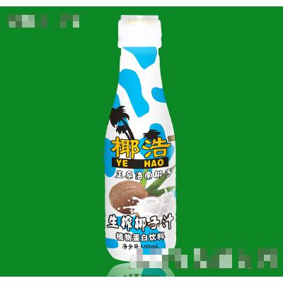 椰浩500mL迷彩椰子汁標(biāo)簽效果圖