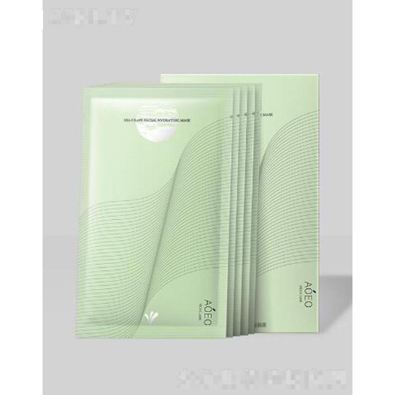 AOEO海葡萄漾顏保濕精華面膜 5片/盒 貼膚輕薄不悶