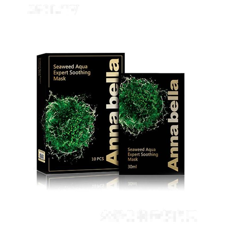 ANNABELLA黑金海藻面膜 30ml*10補(bǔ)水舒緩呵護(hù)凝潤(rùn)保濕