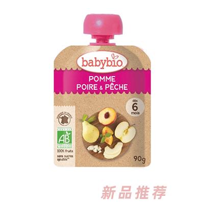 伴寶樂袋裝有機混合純果泥（蘋果梨桃）