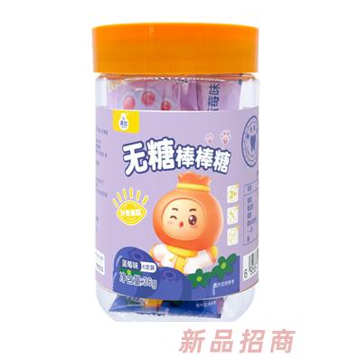 禾兜無糖棒棒糖藍莓味瓶裝36g