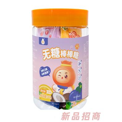 禾兜無糖棒棒糖混合味瓶裝36g