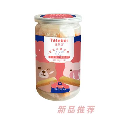 童樂(lè)貝磨牙棒瓶裝果蔬牛奶香蕉原味嬰幼兒寶寶專用餅干