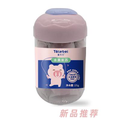 童樂(lè)貝水果米蘇火龍果酸奶香橙獼猴桃味水果兒童米餅代理