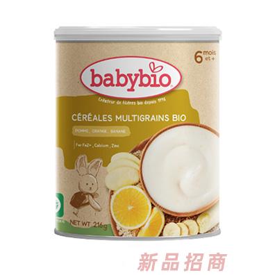 伴寶樂(lè)有機(jī)嬰幼兒混合水果藜麥多谷米粉