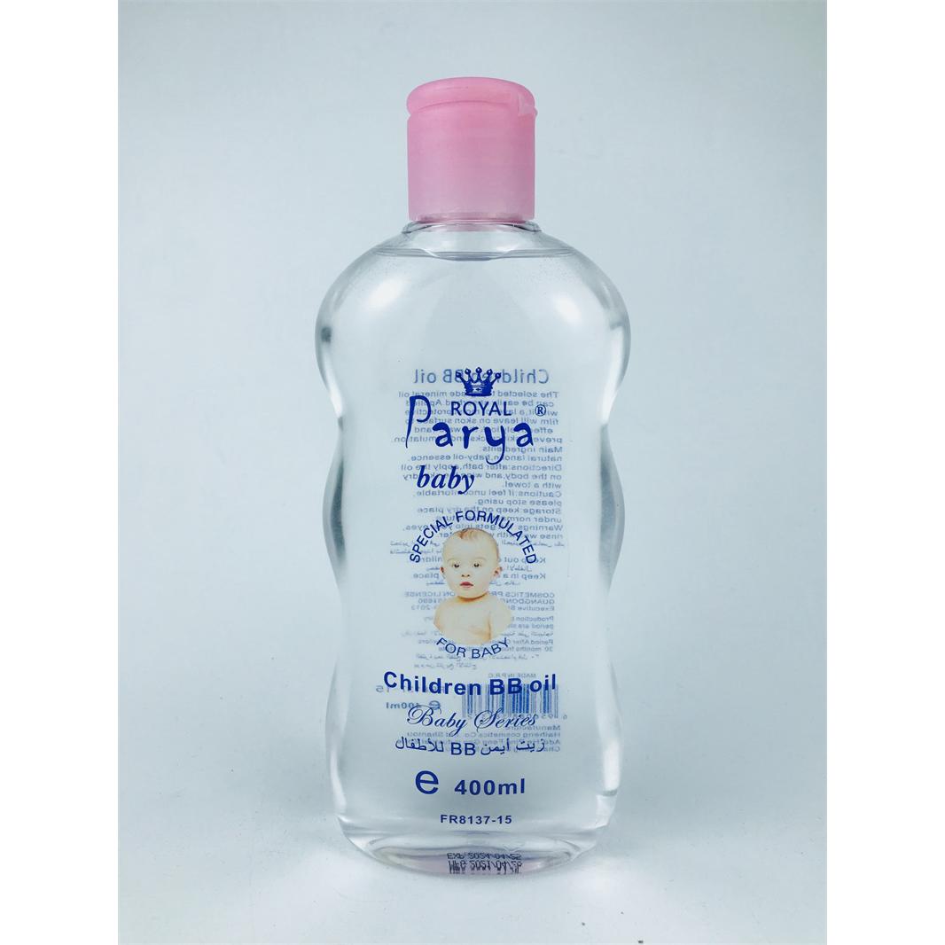 廠家批發(fā)外貿(mào)英文出口寶寶潤(rùn)膚油按摩BB油推拿兒童Baby oil 400mlOEM代加工
