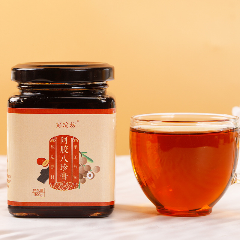 阿膠八珍膏盒裝源頭工廠傳統(tǒng)滋補(bǔ)手工熬制滋養(yǎng)氣血女性口服膏滋O(píng)EM代加工