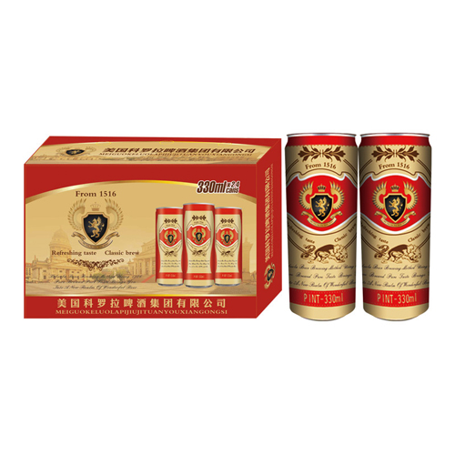 美國(guó)科羅拉啤酒12°330ml×24罐（紅）.jpg