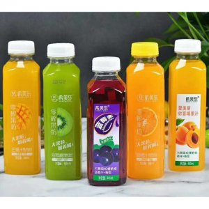 希美樂(lè)零榨果坊大顆果粒嚼著喝多口味瓶裝