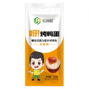 宏商橋呀！烤鴨蛋五香味120g